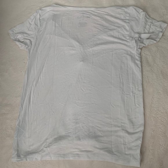 American Eagle Soft and Sexy White Button Top - Picture 4 of 5